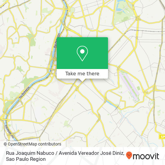 Mapa Rua Joaquim Nabuco / Avenida Vereador José Diniz