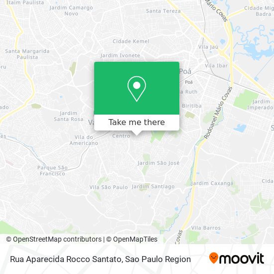 Rua Aparecida Rocco Santato map