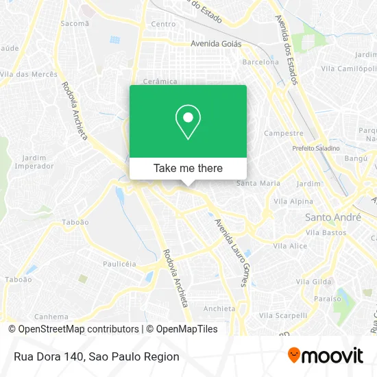 Rua Dora 140 map