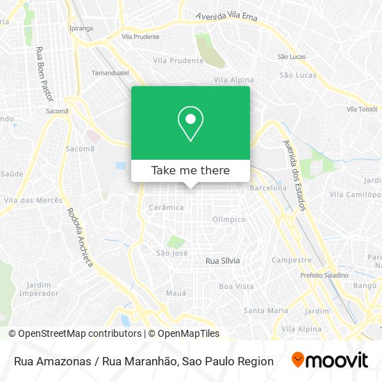 Rua Amazonas / Rua Maranhão map