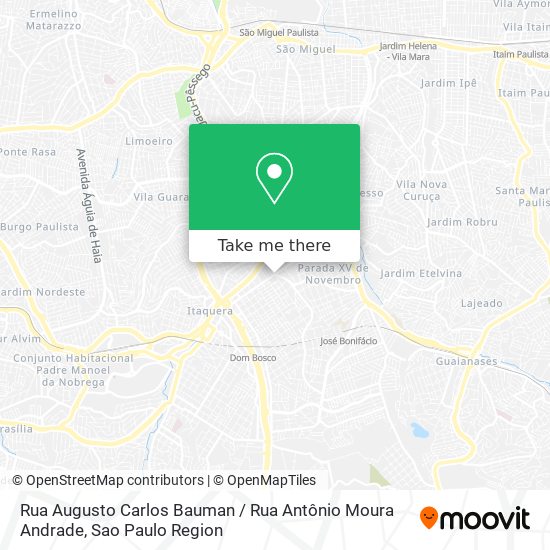 Rua Augusto Carlos Bauman / Rua Antônio Moura Andrade map