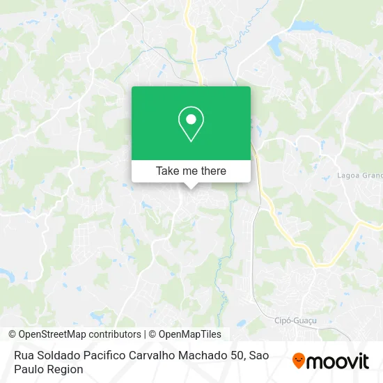 Rua Soldado Pacifico Carvalho Machado 50 map