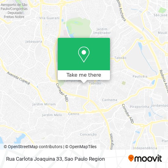 Rua Carlota Joaquina 33 map