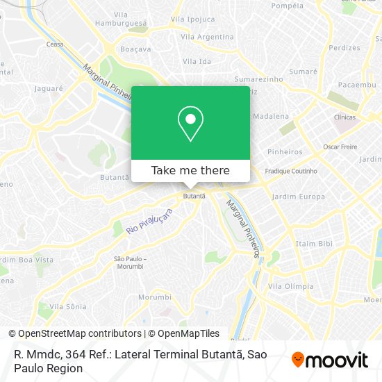 Mapa R. Mmdc, 364 Ref.: Lateral Terminal Butantã