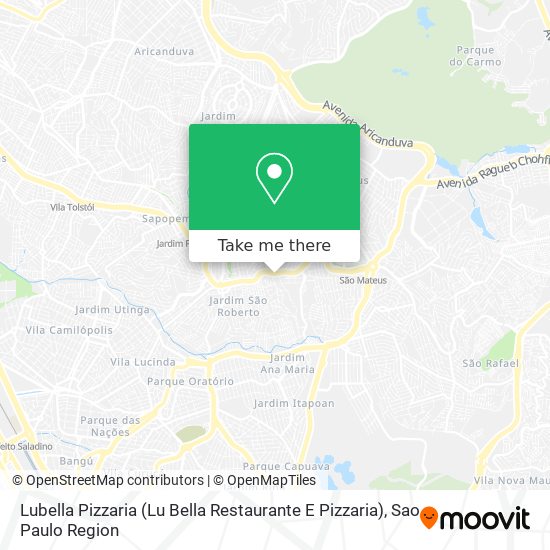 Lubella Pizzaria (Lu Bella Restaurante E Pizzaria) map