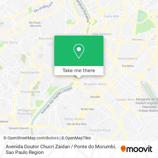 Avenida Doutor Chucri Zaidan / Ponte do Morumbi map