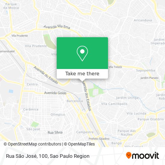 Rua São José, 100 map