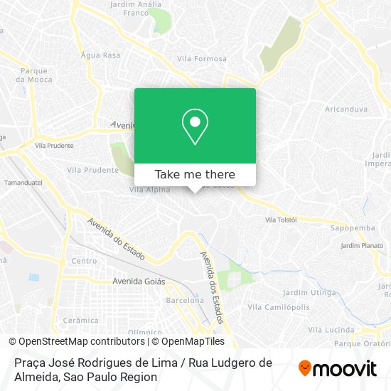 Praça José Rodrigues de Lima / Rua Ludgero de Almeida map