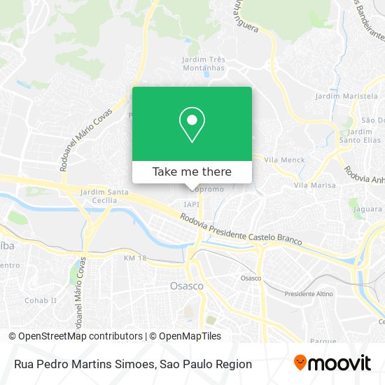 Rua Pedro Martins Simoes map