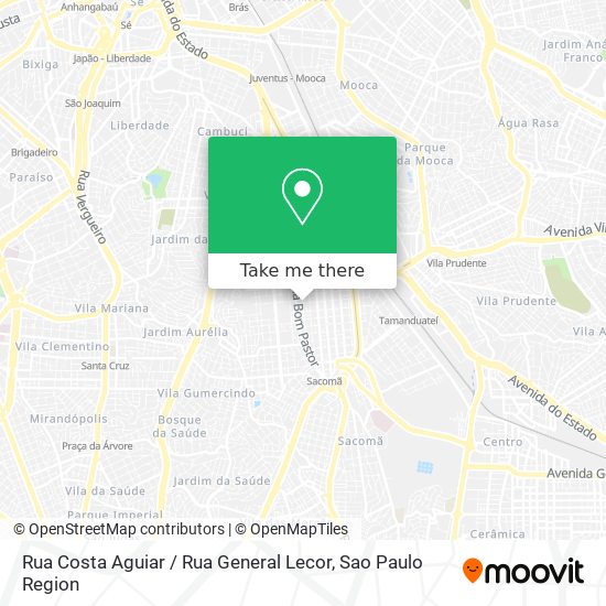 Rua Costa Aguiar / Rua General Lecor map
