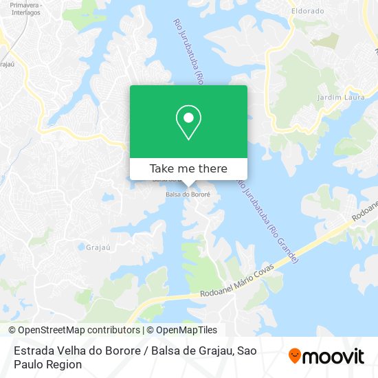 Estrada Velha do Borore / Balsa de Grajau map