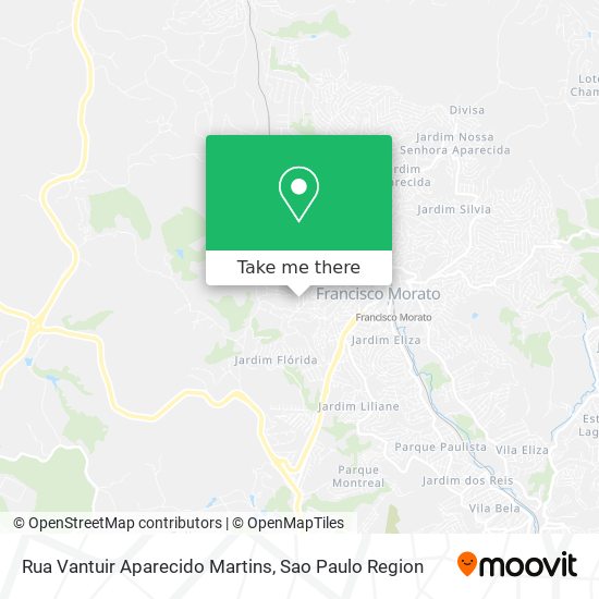 Rua Vantuir Aparecido Martins map