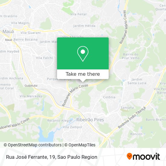 Rua José Ferrante, 19 map