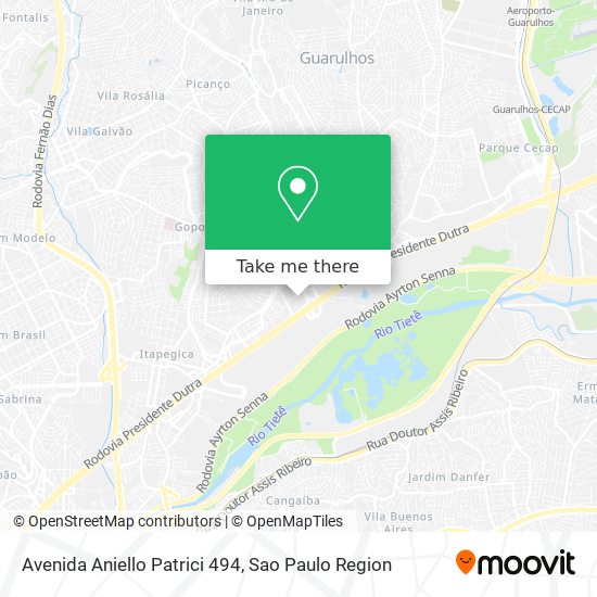 Mapa Avenida Aniello Patrici 494