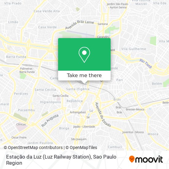 Mapa Estação da Luz (Luz Railway Station)