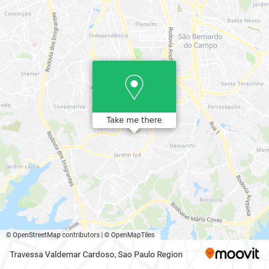 Travessa Valdemar Cardoso map