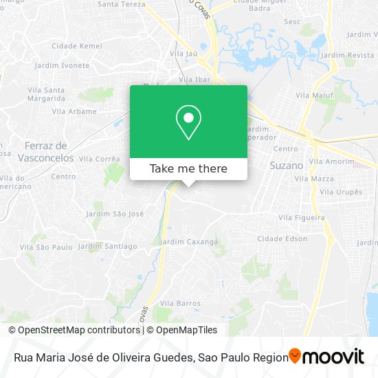 Rua Maria José de Oliveira Guedes map