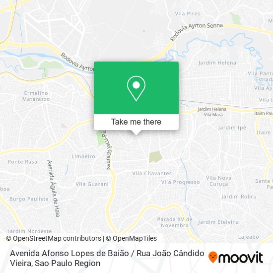Avenida Afonso Lopes de Baião / Rua João Cândido Vieira map