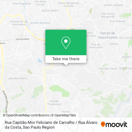 Rua Capitão-Mor Feliciano de Carvalho / Rua Álvaro da Costa map