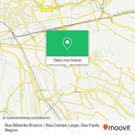 Rua Ribeirão Branco / Rua Campo Largo map