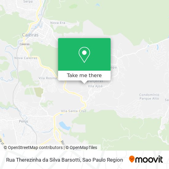 Rua Therezinha da Silva Barsotti map