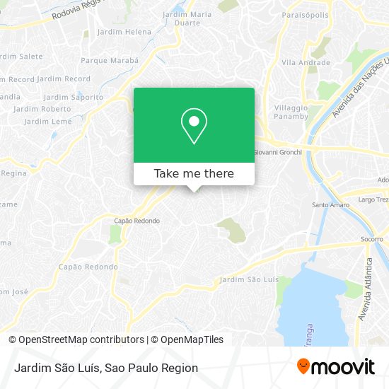 Jardim São Luís map