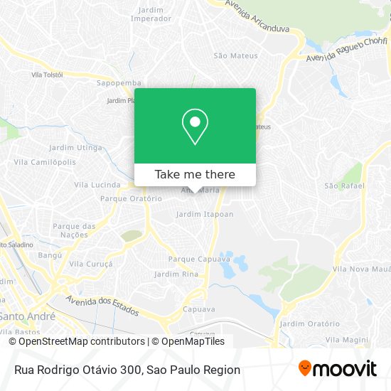 Mapa Rua Rodrigo Otávio 300