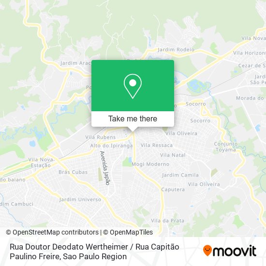 Rua Doutor Deodato Wertheimer / Rua Capitão Paulino Freire map