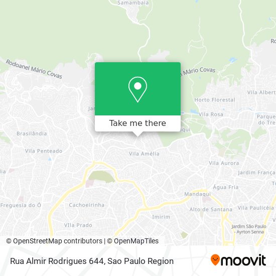 Mapa Rua Almir Rodrigues 644