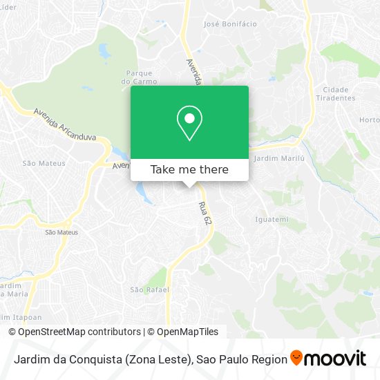 Jardim da Conquista (Zona Leste) map