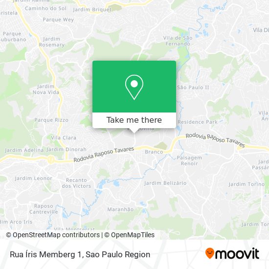 Rua Íris Memberg 1 map