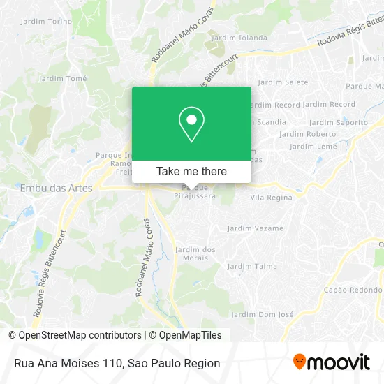 Rua Ana Moises 110 map