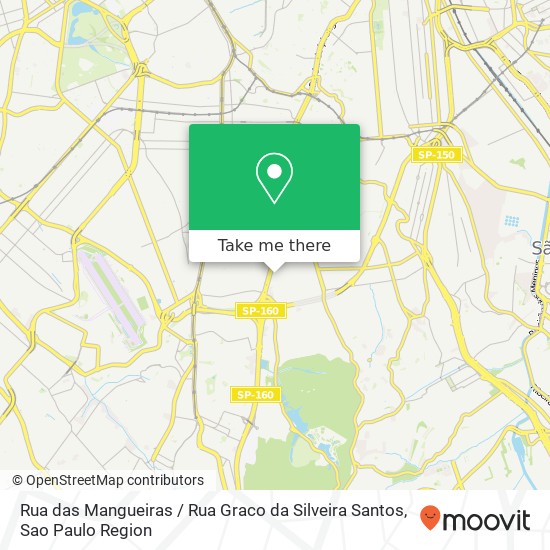 Mapa Rua das Mangueiras / Rua Graco da Silveira Santos