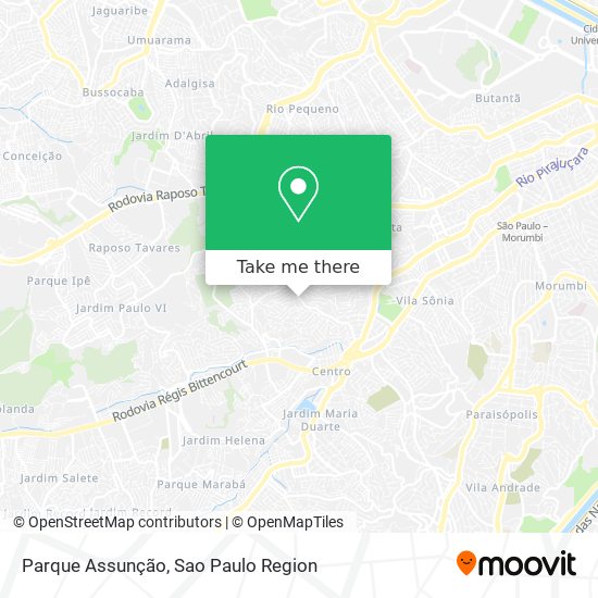 Parque Assunção map