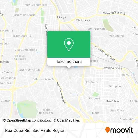 Rua Copa Rio map