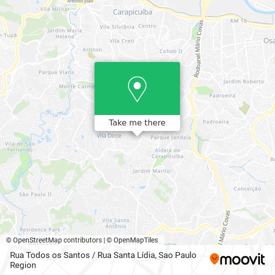 Rua Todos os Santos / Rua Santa Lídia map