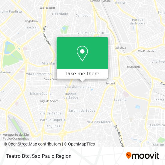 Mapa Teatro Btc