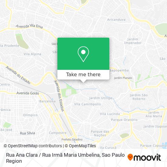 Rua Ana Clara / Rua Irmã Maria Umbelina map
