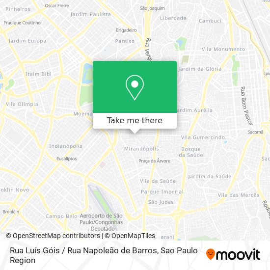 Rua Luís Góis / Rua Napoleão de Barros map