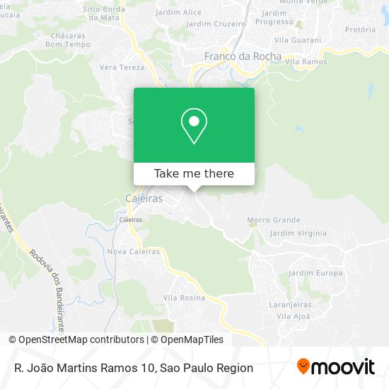 R. João Martins Ramos 10 map