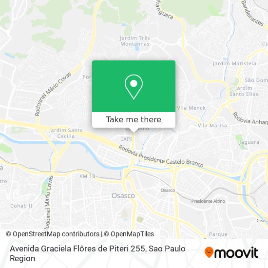 Mapa Avenida Graciela Flôres de Piteri 255