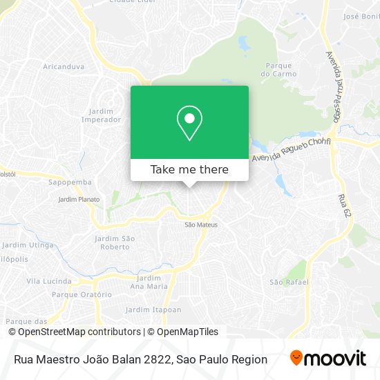 Rua Maestro João Balan 2822 map