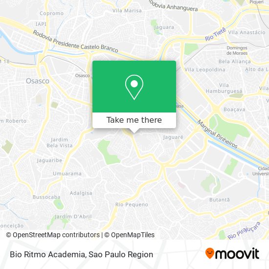 Bio Ritmo Academia map