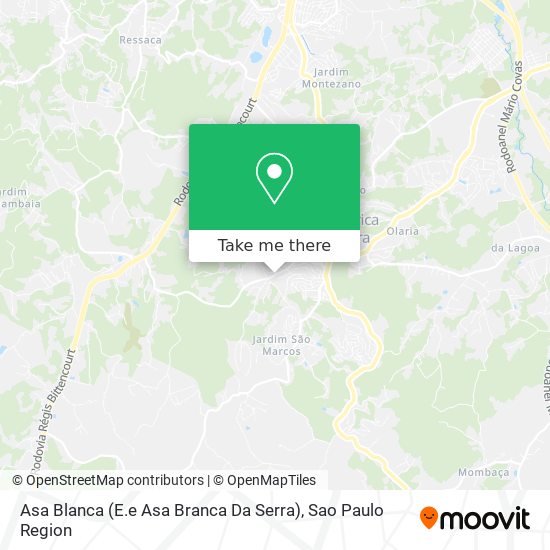 Asa Blanca (E.e Asa Branca Da Serra) map