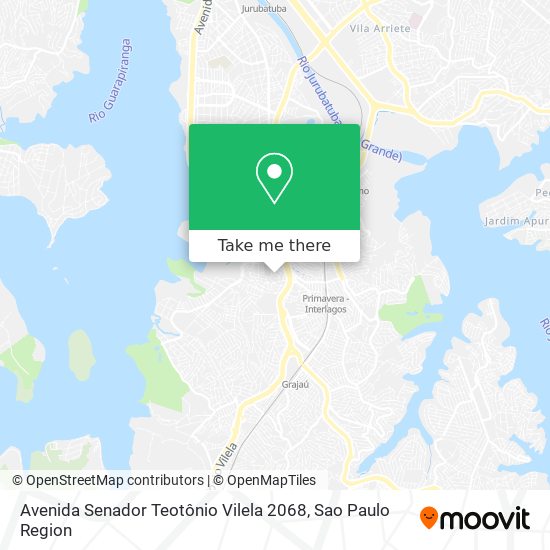 Avenida Senador Teotônio Vilela 2068 map