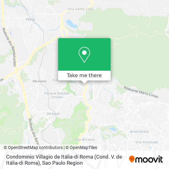 Mapa Condomínio Villagio de Itália-di Roma (Cond. V. de Itália-di Roma)