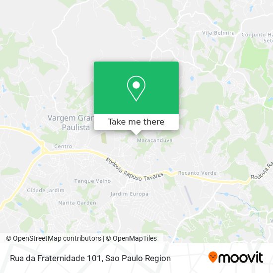 Rua da Fraternidade 101 map