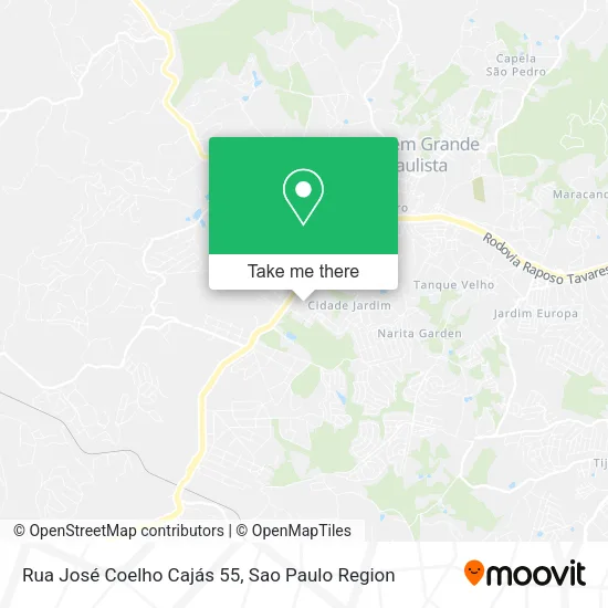 Rua José Coelho Cajás 55 map