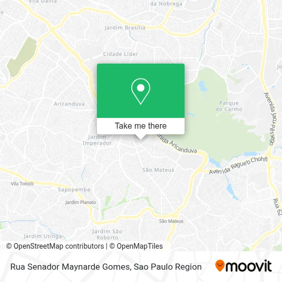 Rua Senador Maynarde Gomes map