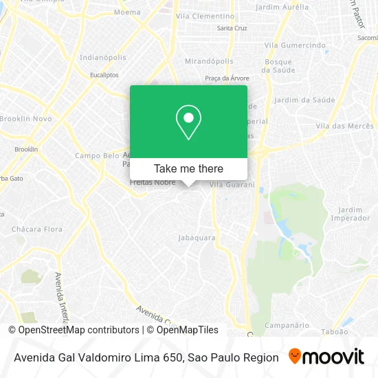 Avenida Gal Valdomiro Lima 650 map